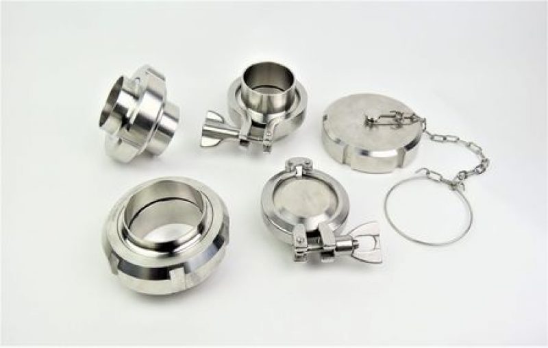 FITTINGS AND VALVES FOR FOOD INDUSTRY