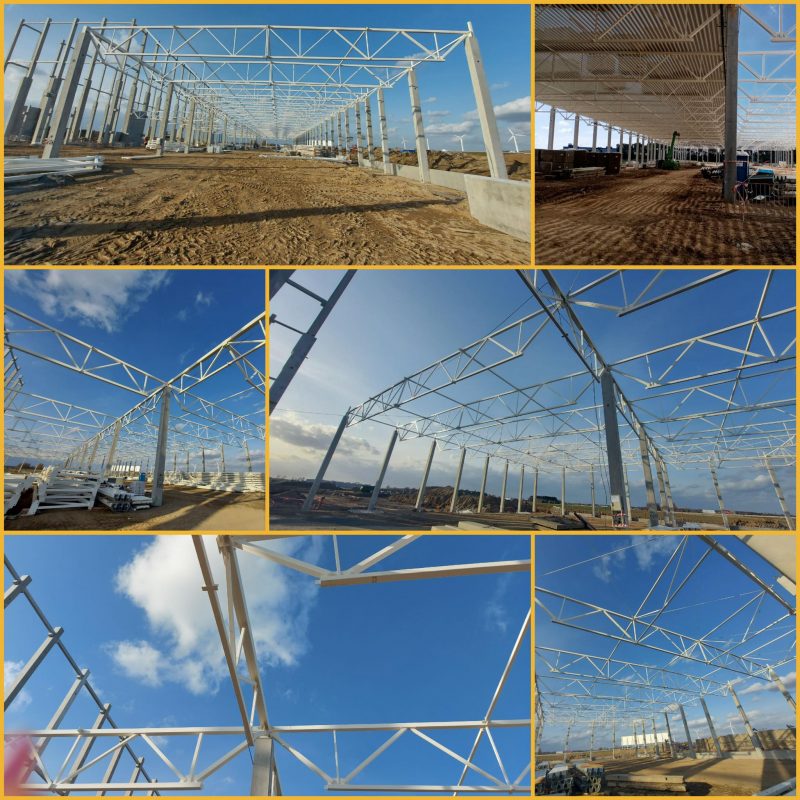 I will accept orders for the production of steel structure structures, cutting, bending, welding, prefabrication