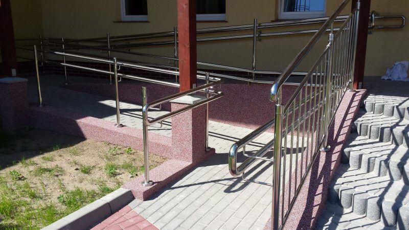 STAINLESS STEEL HANDRAILS FOR DISABLED