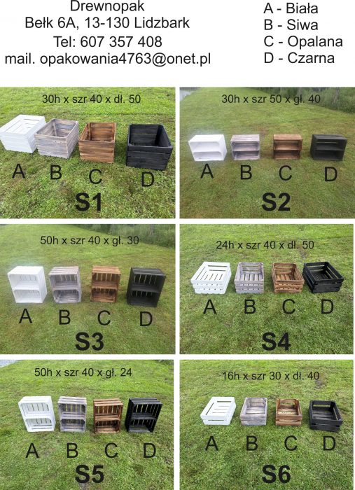 foto DREWNOPAK Decorative wooden crate manufacturer