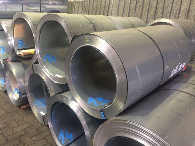 GALVANIZED STEEL STRIPS IN COILS