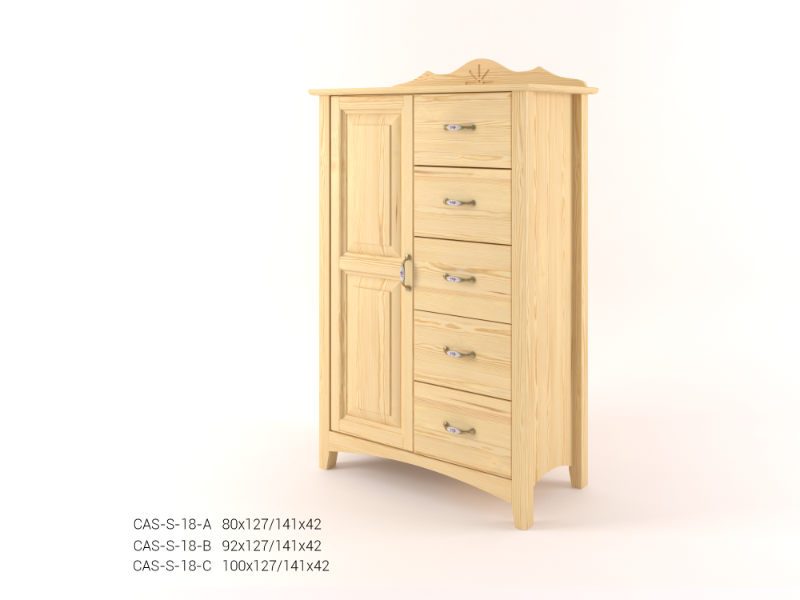 PINE CHESTS OF DRAWERS CAS-S-18