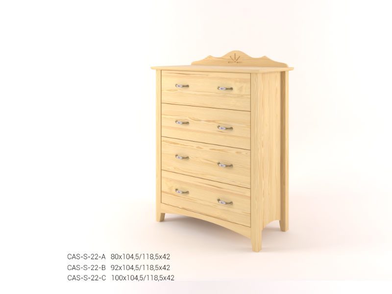 PINE CHESTS OF DRAWERS