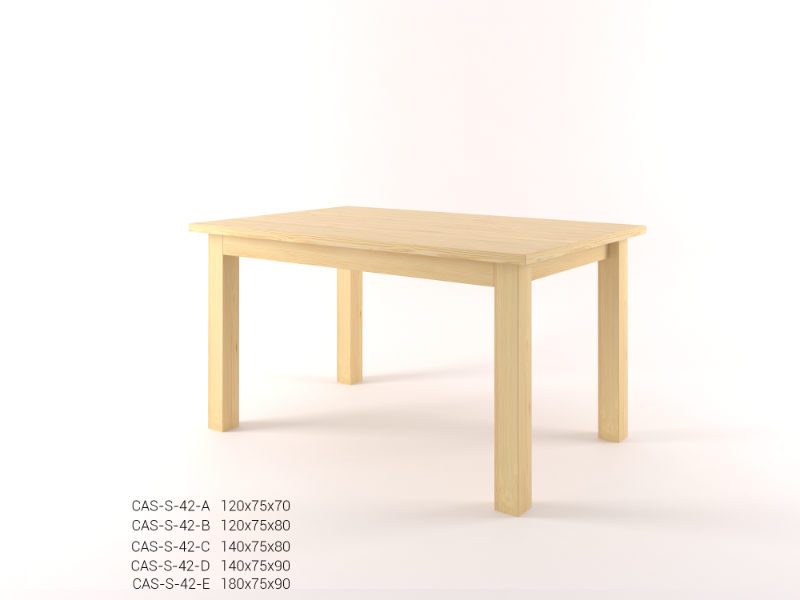 SOLID WOOD TABLES CAS-S-42