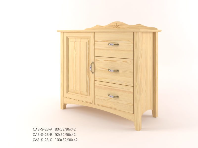 PINE CHESTS OF DRAWERS CAS-S-28