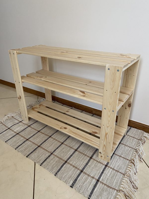WOODEN SHELVING 