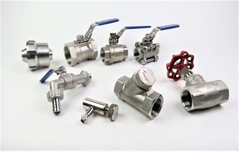 FITTINGS AND VALVES FOR FOOD INDUSTRY 