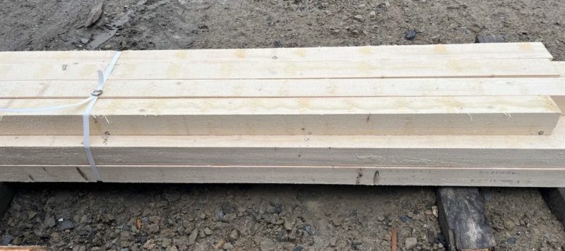 SQUARED SPRUCE TIMBER