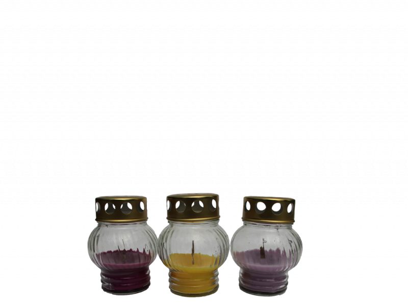 FILLED GLASS CANDLES 