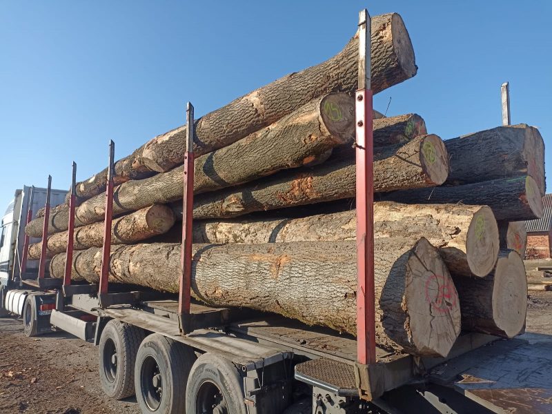ROUND ASH WOOD WITH BARK