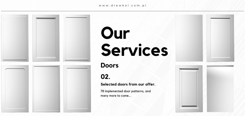 FOIL FINISH FRONTS 