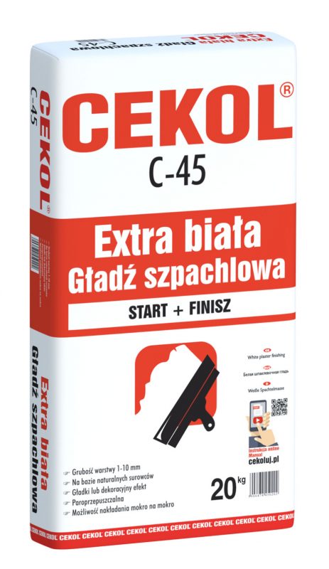 GYPSUM FINISHING COATS CEKOL C-45