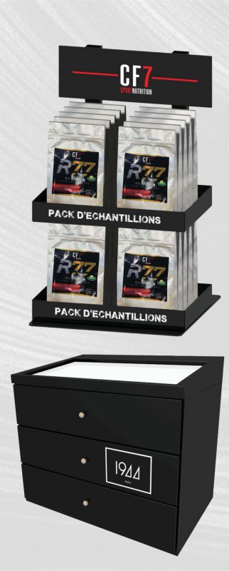 PLASTIC DISPLAY RACKS 