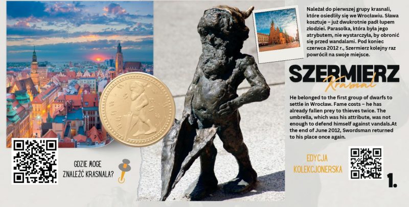 COMMEMORATIVE MEDALS WITH A GNOME