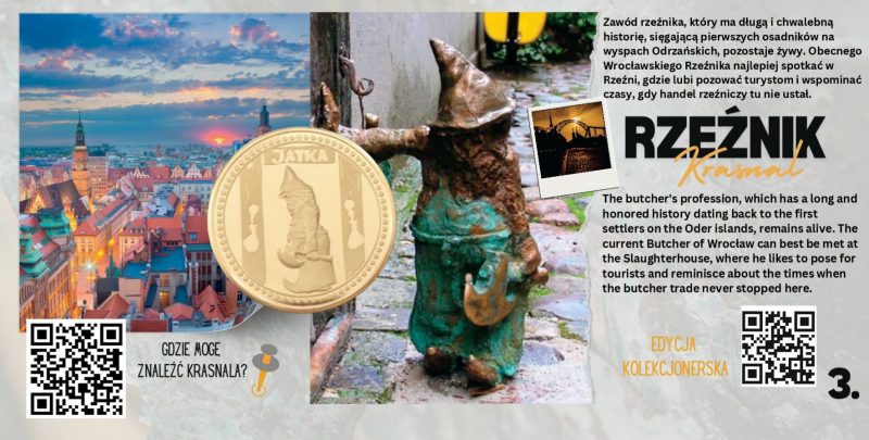 COMMEMORATIVE MEDALS WITH A GNOME