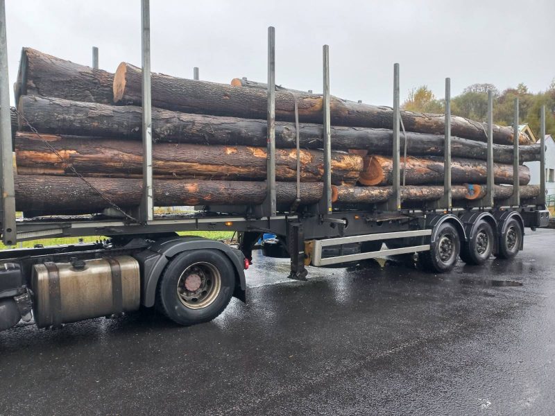 ROUND ASH WOOD WITH BARK