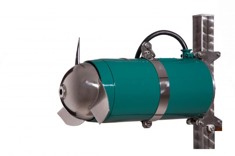 SUBMERSIBLE AERATION MIXERS FOR WASTEWATER TREATMENT PLANTS 